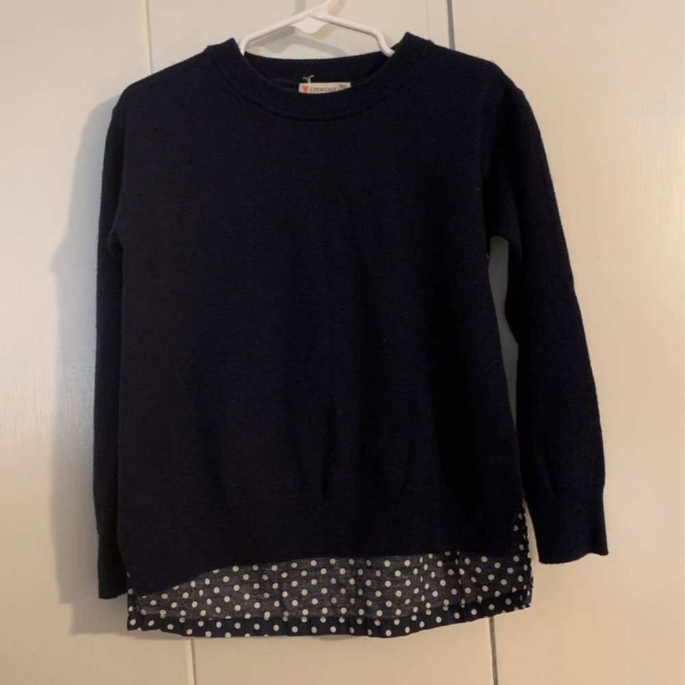 Crewcuts navy blue sweater size 4/5